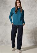 Chenille Dolman Pullover celestial aqua blue