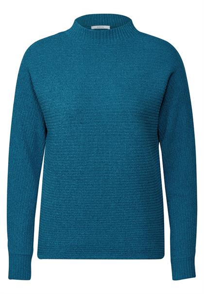 Chenille Dolman Pullover celestial aqua blue