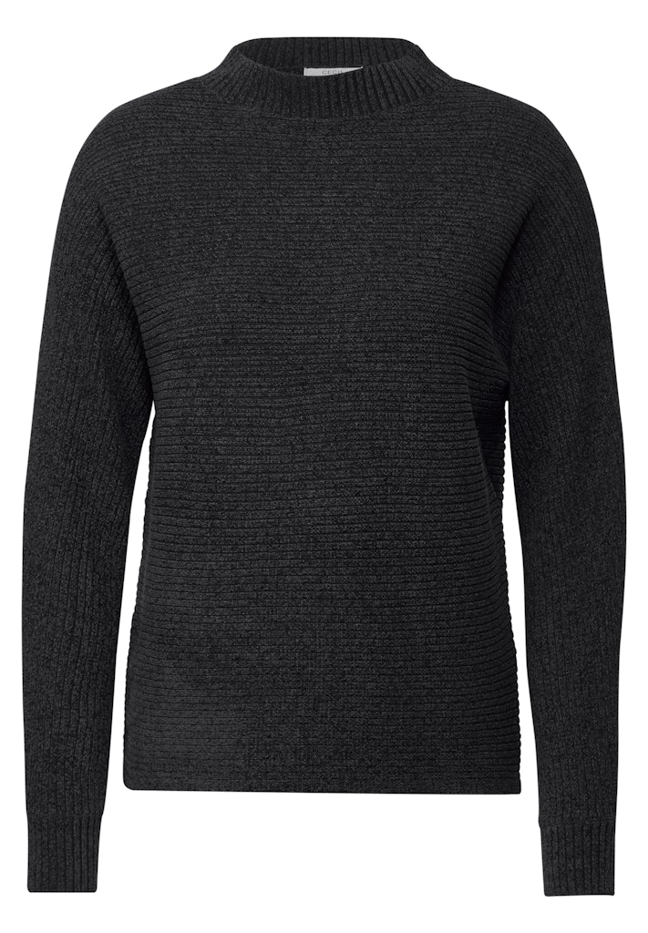 Cecil Stehkragenpullover, aus Baumwolle mit Stretchanteil günstig online kaufen