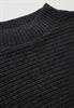 Chenille Dolman Pullover deep charcoal grey