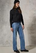 Chenille Dolman Pullover deep charcoal grey