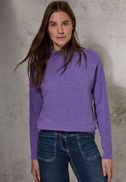 Chenille Dolman Pullover wild lilac
