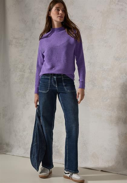 Chenille Dolman Pullover wild lilac