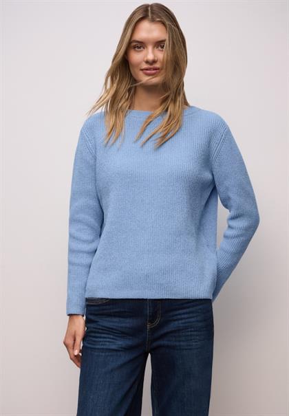 Chenille Pullover frosted blue