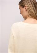 Chenille Pullover soft beige