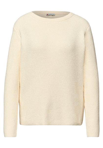 Chenille Pullover soft beige
