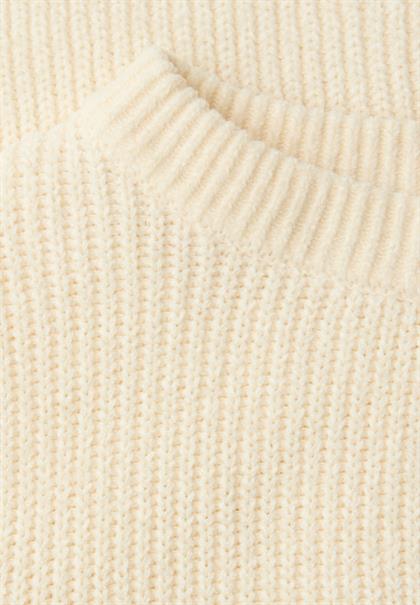 Chenille Pullover soft beige