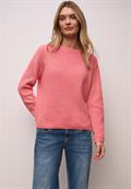 Chenille Pullover striking coral