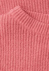Chenille Pullover striking coral