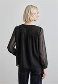 Chiffon-Bluse black