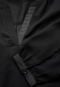 Chiffon-Bluse black