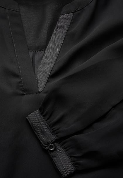 Chiffon-Bluse black