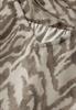 Chiffon-Bluse mit Raffung honey sand