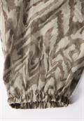 Chiffon-Bluse mit Raffung honey sand