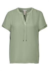 Chiffon Bluse soft moss green