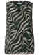 Chiffon Blusentop mit Print pine grove green