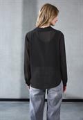 Chiffon Hemdbluse black
