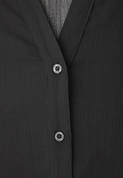 Chiffon Hemdbluse black