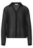 Chiffon Hemdbluse black