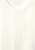Chiffon Materialmix Shirt off white