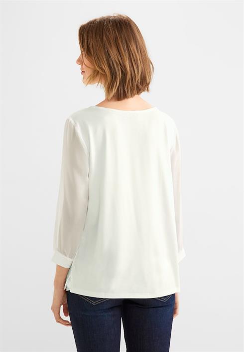 chiffon-materialmix-shirt-off-white