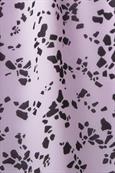 Chiffon-Minikleid mit Print lavender