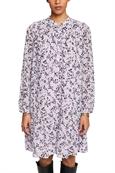 Chiffon-Minikleid mit Print lavender