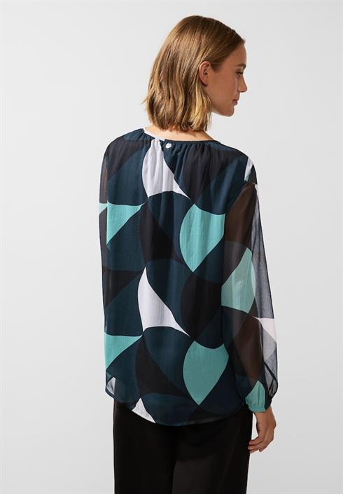 chiffon-printbluse-cool-vintage-green