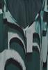Chiffon-Tunika mit Print hunter green