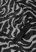 Chiffonbluse mit Zebra-Print flint grey
