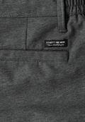 Chino aus elastischem Jersey mit Flexbund industrial grey