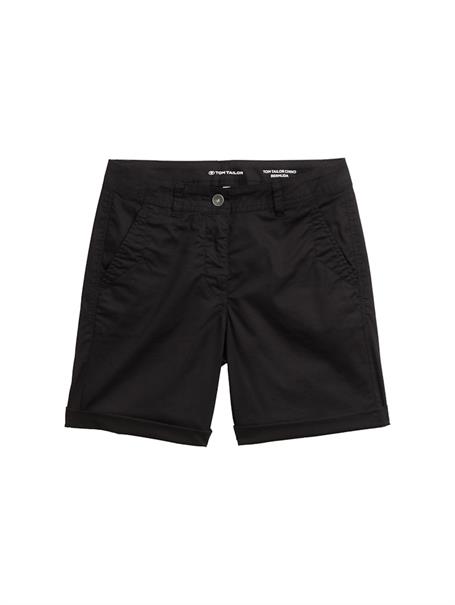 Chino Bermuda Shorts deep black
