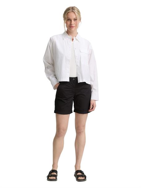 Chino Bermuda Shorts deep black