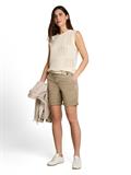 Chino Bermuda Shorts mit Gürtel silver olive