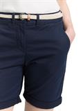 Chino Bermuda Shorts mit Gürtel sky captain blue