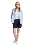 Chino Bermuda Shorts mit Gürtel sky captain blue