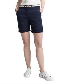 Chino Bermuda Shorts mit Gürtel sky captain blue