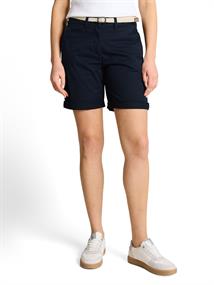 Chino Bermuda Shorts mit Gürtel sky captain blue