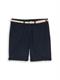 Chino Bermuda Shorts mit Gürtel sky captain blue