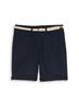 Chino Bermuda Shorts mit Gürtel sky captain blue