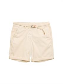 Chino Bermuda Shorts mit Gürtel summer beige