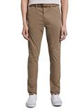 Chino Hose mit Gürtel honey camel beige