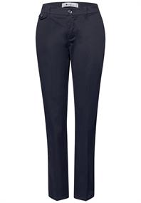 Chino im Casual Fit in softer Qualität deep blue