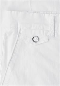 Chino im Casual Fit in softer Qualität off white