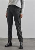 Chino im Melange-Look black
