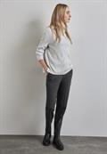 Chino im Melange-Look black