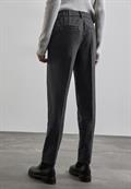 Chino im Melange-Look black
