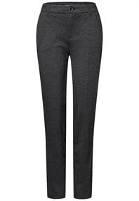 Chino im Melange-Look black