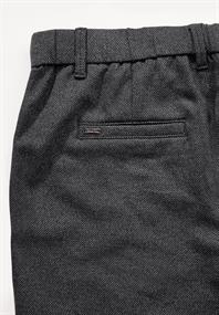 Chino im Melange-Look black