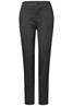 Chino im Melange-Look black